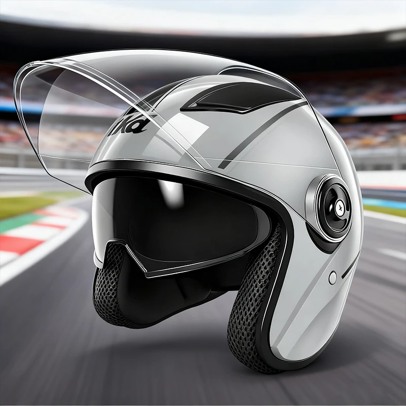 

Motorcycle Helmet, Warm & Durable, Electric Scooter Helmet for Rider Safety, Comfortable Riding Gear for Men & Women