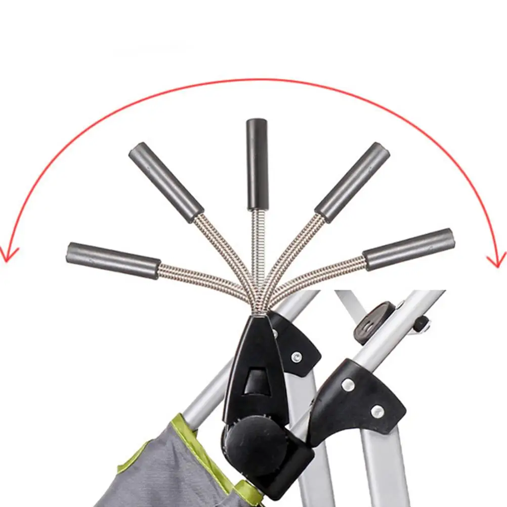 Sombrilla ajustable con protección UV para cochecito, Clip para sombrilla para cochecito de bebé, accesorios para cochecito, cubierta para toldo de sombra