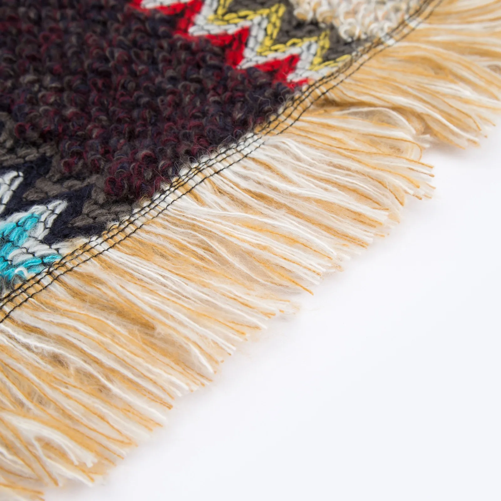 여성용 에스닉 스타일 니트 카디건 케이프 판초 랩, 레트로 태슬 숄, 스톨 망토, 여행 따뜻한 숄 및 랩, 파시미나