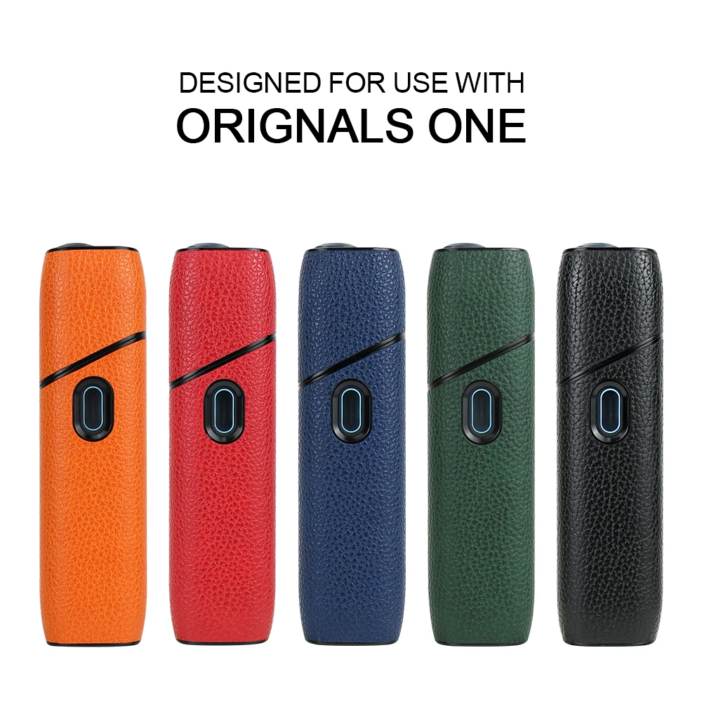 CHANCHAN Lichee Pattern for IQOS Originals One Cover Replaceable E-cigarette Leather Holder for Iqos Originals One Case