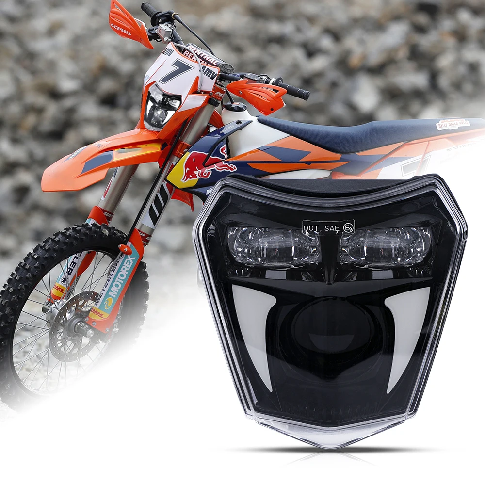 

Светодиодная фара для KTM Motocross Enduro, 12 В, Налобная маска для KTM 250 300 350 450