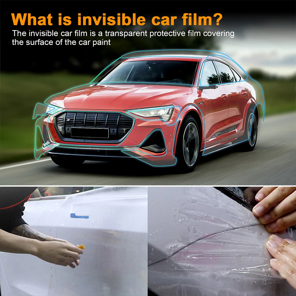 

Engine Fender Rear PPF Protection Film TPU Anti-Scratch Car Invisible Transparent Sticker for AUDI E-TRON 2019-2021 2022 2023