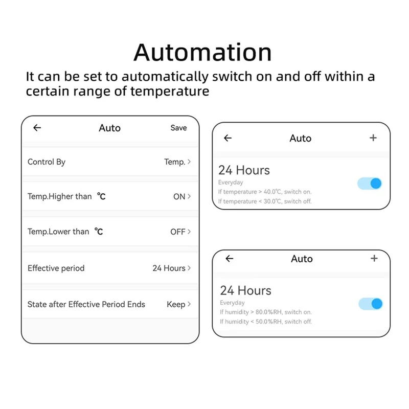 HFES Ewelink スマート温度スイッチ WIFI 20A 温度センサー付きリアルタイム温度監視水槽室用