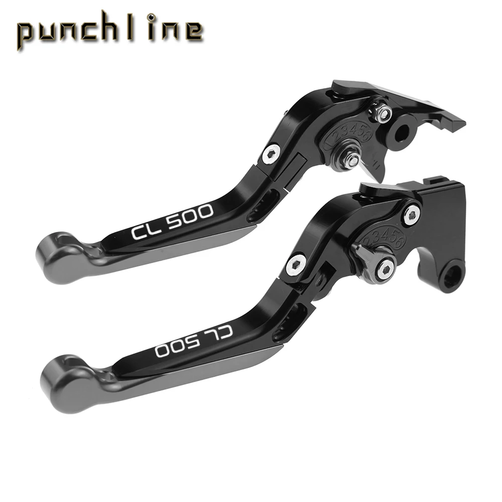 Fit For CL500 2022-2023 Motorcycle CNC Accessories CL 500 Parts Folding Extendable Brake Clutch Levers Adjustable Handle Set