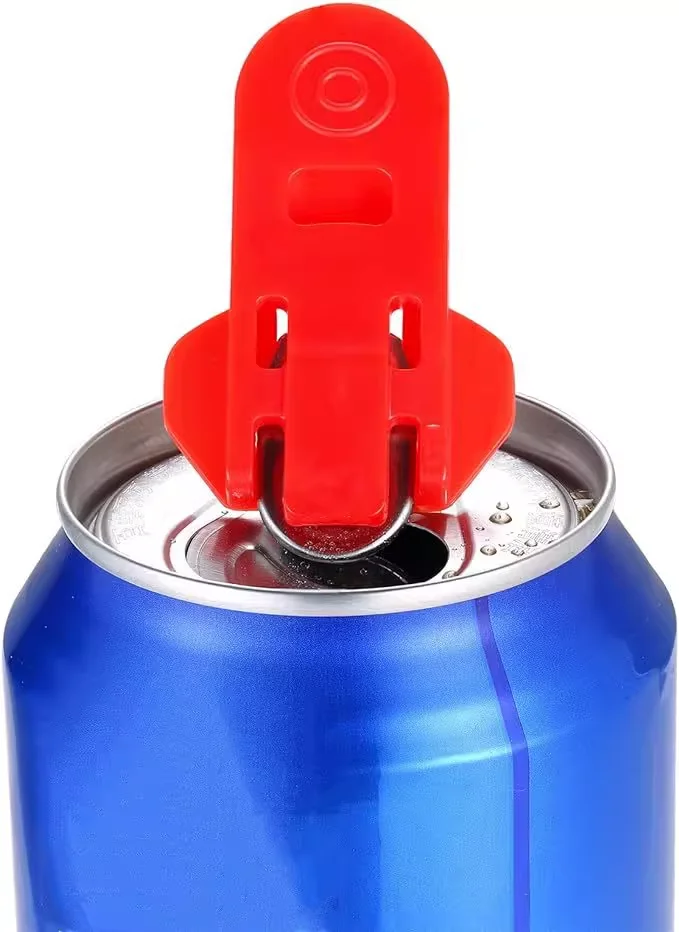 

6pcs Style Complete Cover Easy Tab Opene Reusable Easy Can Opener Kitchen Tool For Beach Party Outdoor Camping Beverage Opener
