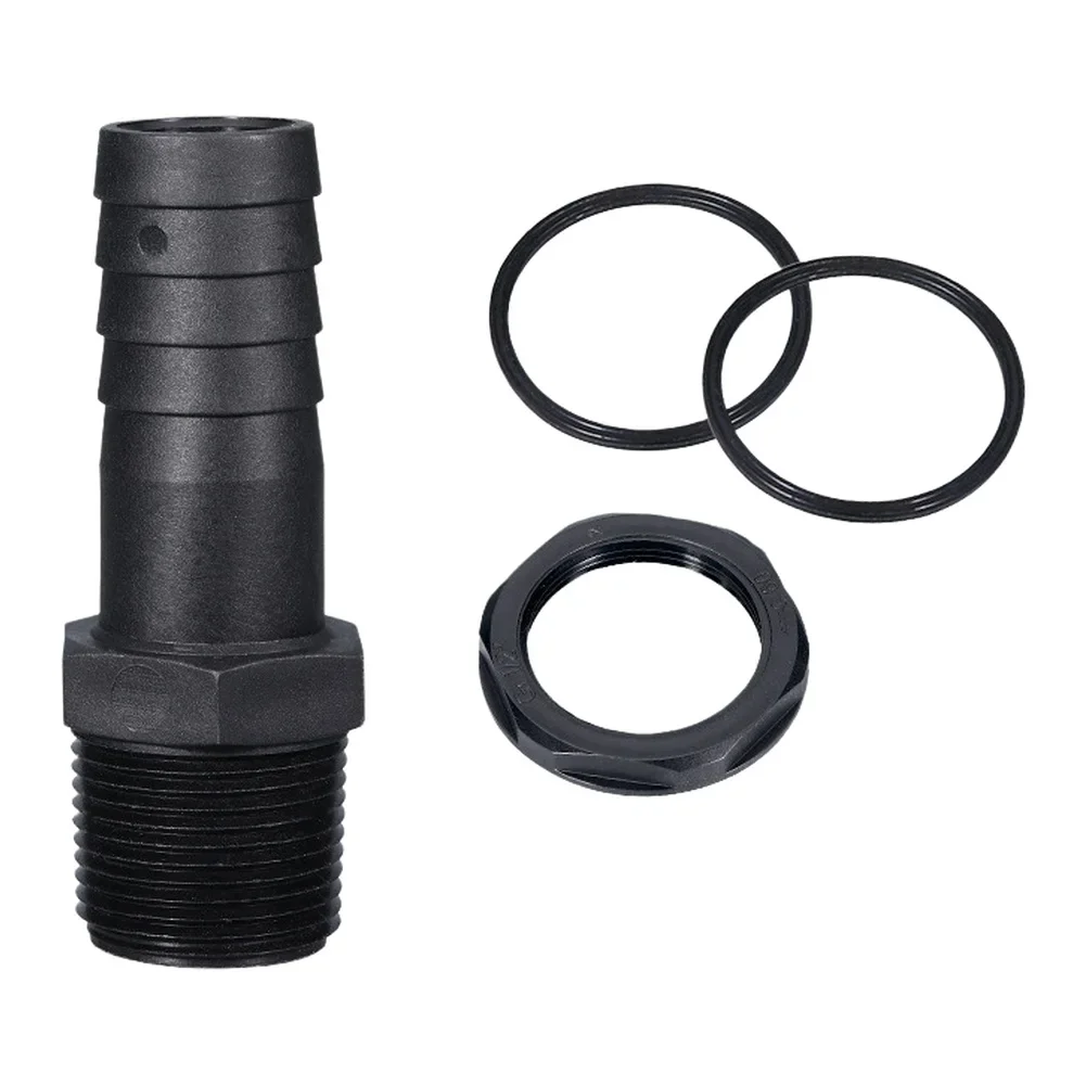 

Pack of 5 Plastic Hose Barb Fittings with Male NPT Thread Suitable for High Pressure and Wide Temperature Applications