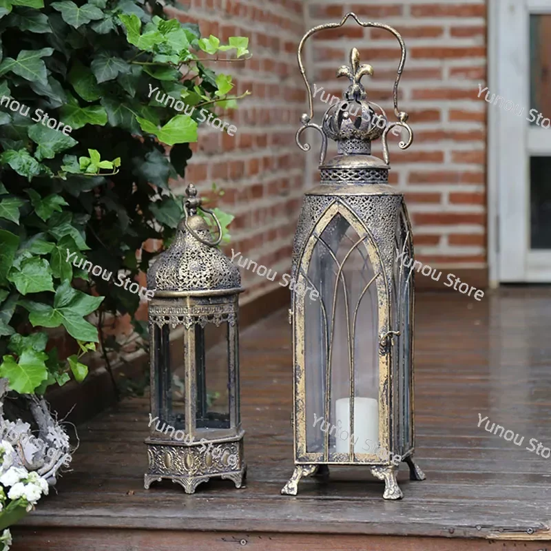 Vintage Candlestick Nordic Home Metal Candlestick Wax Burner Candelabros Home Decoration Accessories LQQ35XP