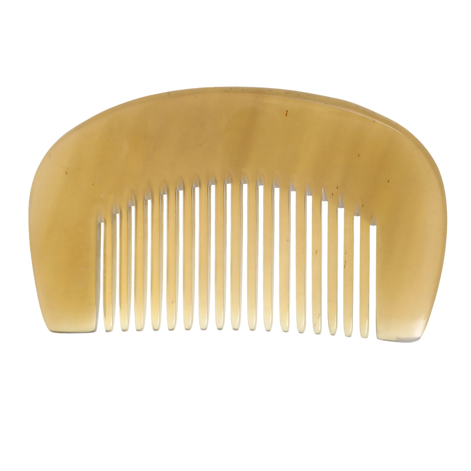 

Horn Comb Household Hair Styling Portable Thicken Croissant Anti-static Massage Travel Smoothing Brush