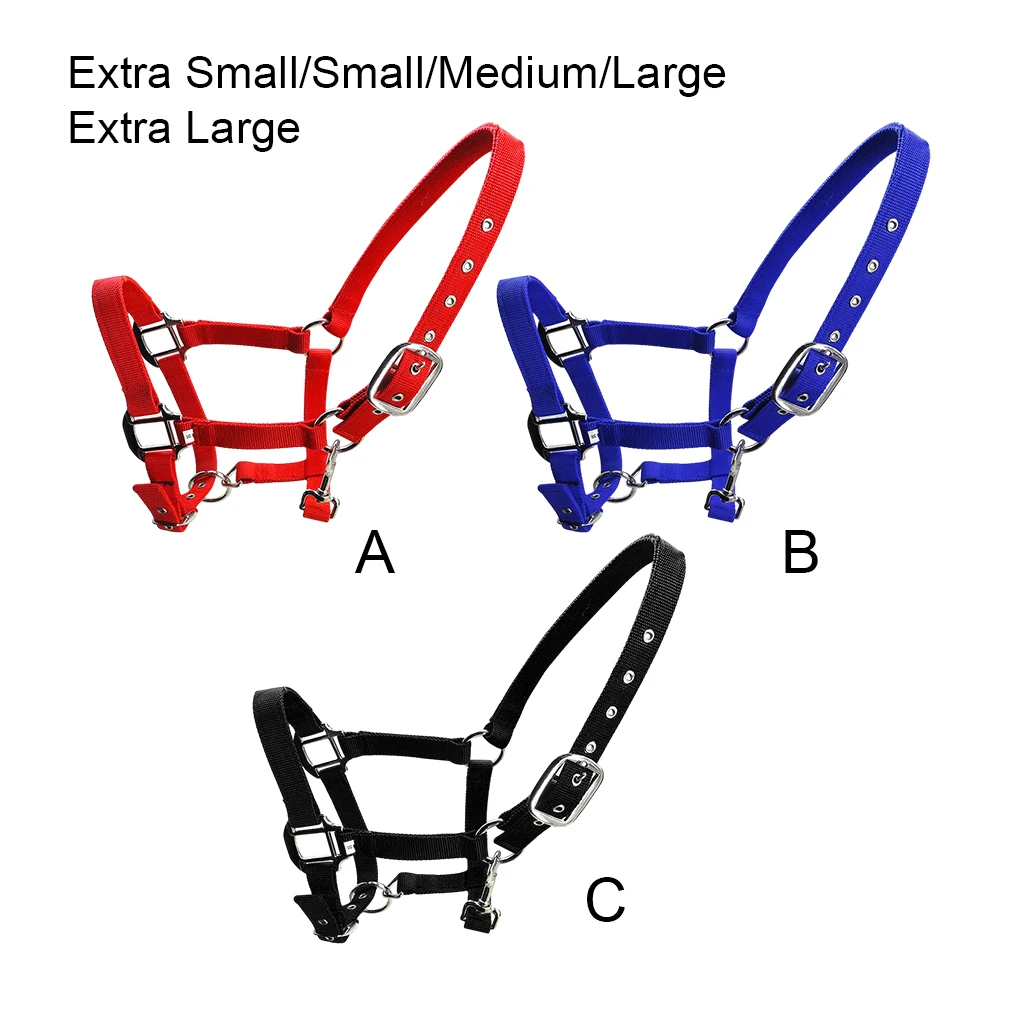 padded-halter-pony-bridle-head-collar-adjustable-horse-supplies-professional-soft-padded-pony-horse-halter-bridle-headstall-head