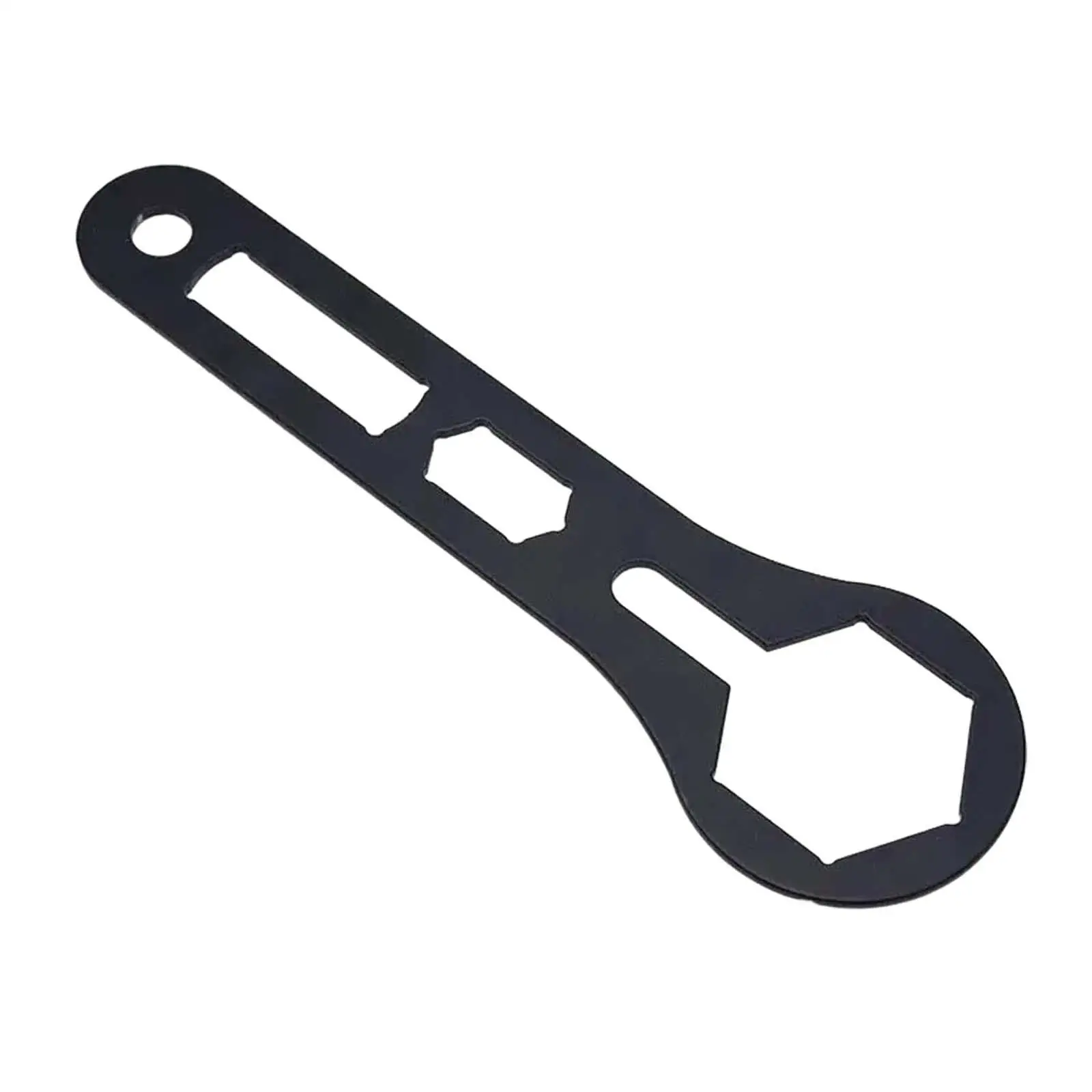 

Motorcycle Fork Cap Wrench Portable Multifunction Replace Accessory with Hex