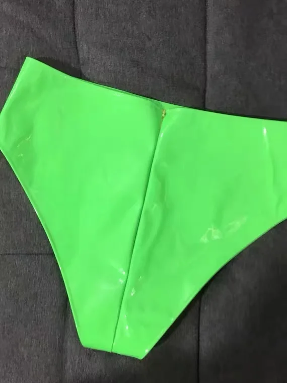 لامعة براءات الاختراع والجلود يتعرض الأرداف عالية الخصر السراويل ملهى ليلي بار GOGO المغني الرصاص الرقص DS الأداء بانت مثير النساء