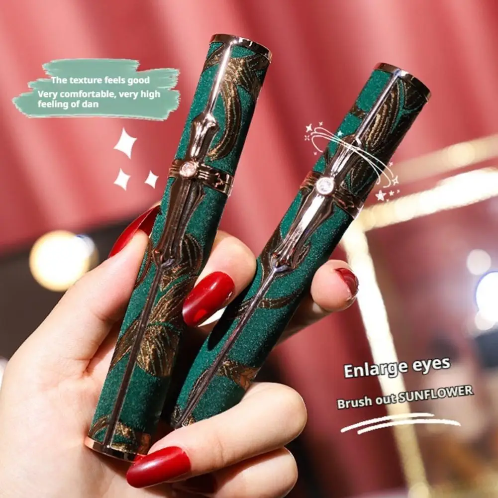 1pcs Pauw Zwart Curling Mascara Dikke Verlenging tot Zweetbestendig dragen Blijvende Lange Make-Up Waterdichte Wimper Gemakkelijk P2O4