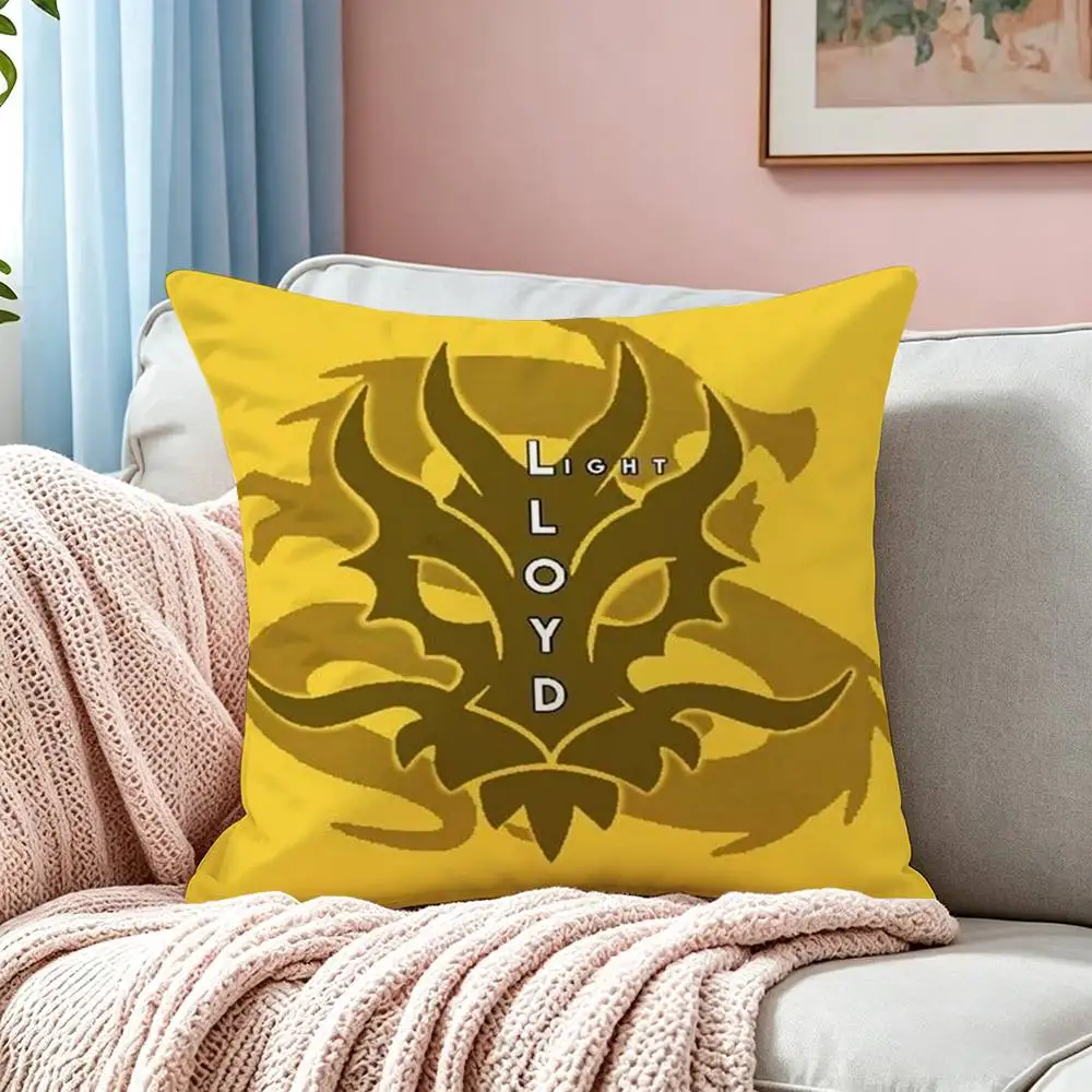 Cartoon N-Ninjago Men  Pillow Case Square Double-Sided Sofa Cushion Cover Bedroom Bedside Pillow