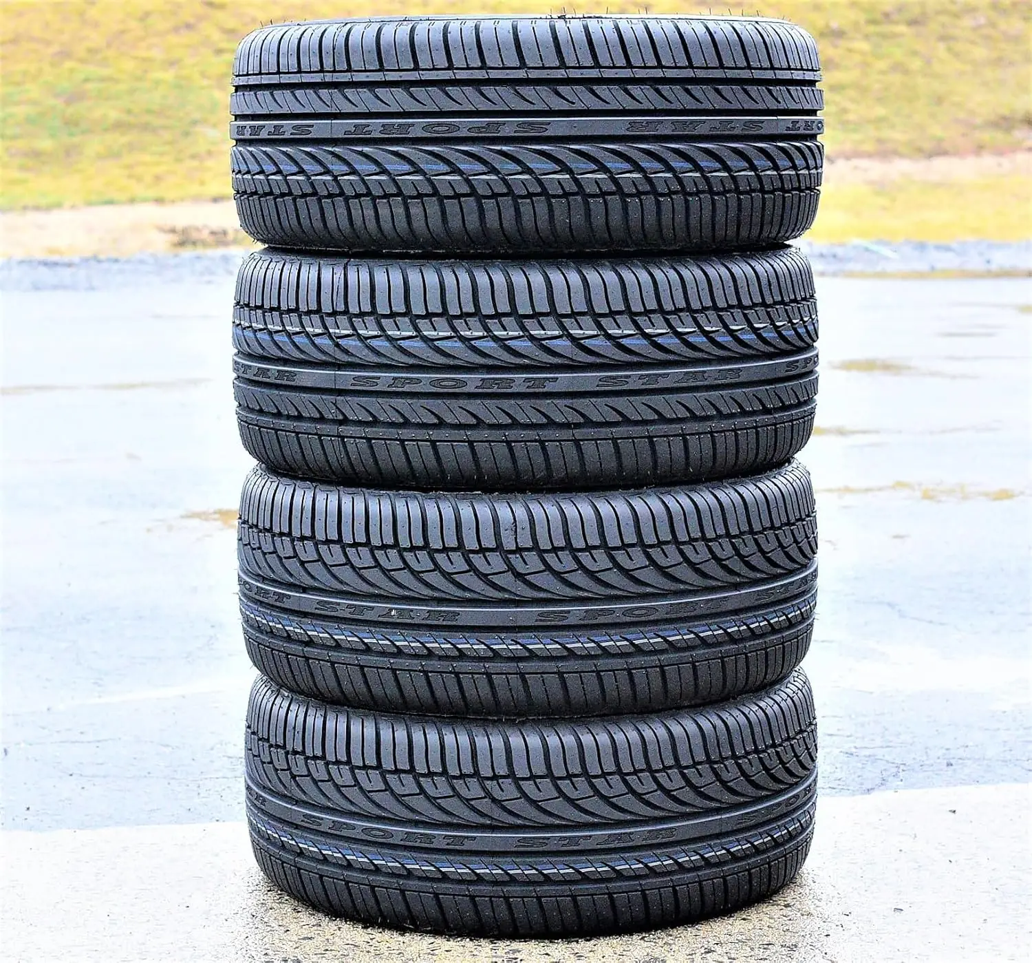 Set van 4 all-season passagiersauto-prestaties radiale banden-225/60R16 225/60/16 225/60-16 98H belastingsbereik SL 4-laags BSW zwart