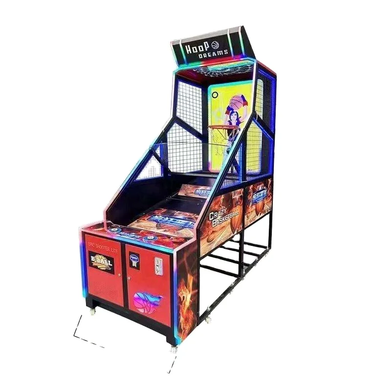 Indoor Luxury LED LCD Screen Shooting Basketball Arcade Game Coin-Operated 6+ Years Features Bill Acceptor & Boxingpromote sales