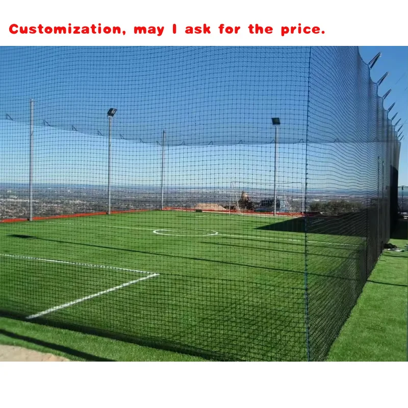 custom.Stadium Sports Fence Fence Knotted Court Net Soccer Fence Netting