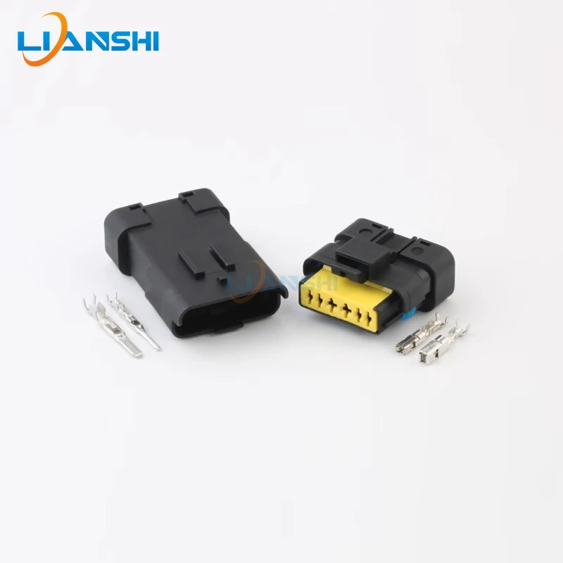 6 Pin 211PL(PC)069S0049 DJ7067Y-1.5/2.8-11/21 Throttle Oil Pump Connector Male Busbar Plug With Terminal For Cars Wiring Harness