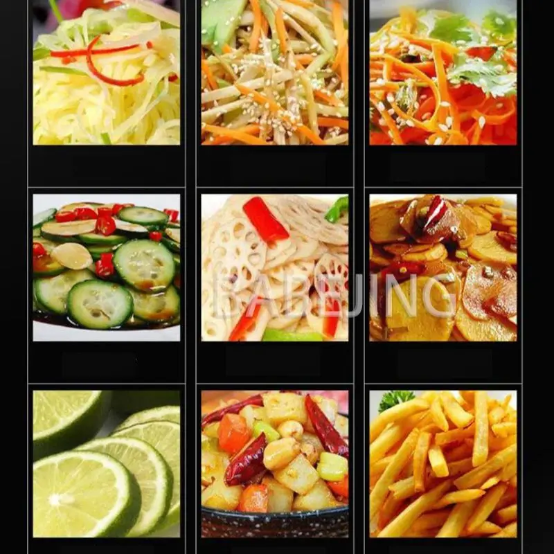 Cortadora Comercial de Alto Rendimiento para Vegetales, Cortadora de Champiñones Shiitake, Cortadora de Jamón y Salchicha, Herramienta de Cocina para una Preparación Eficiente de Alimentos