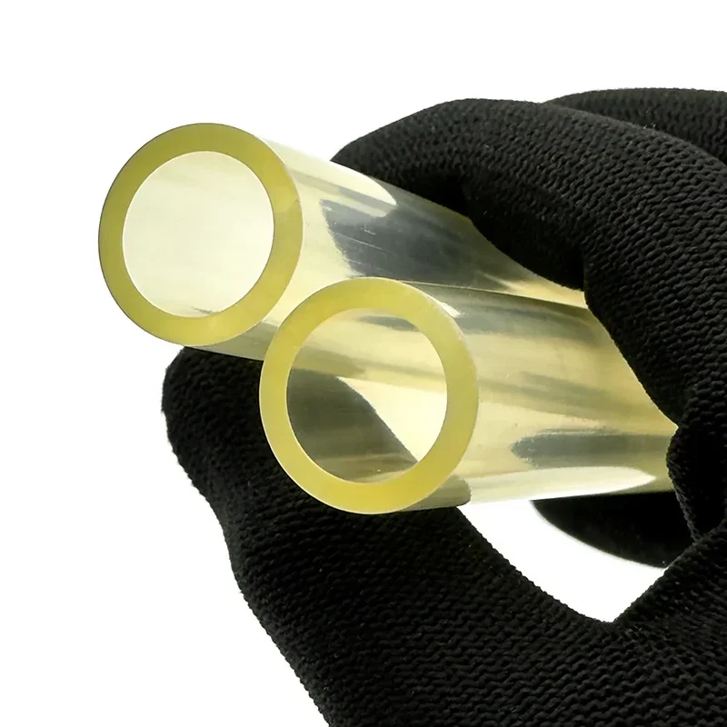 Yellow Anti-Corrosion TPU Fuel Hose Oilproof Leakproof Tubing ID 3~16mm 50cm-3M Fit ATV Motorcycle Lawnmower Garden Fuel Pipe