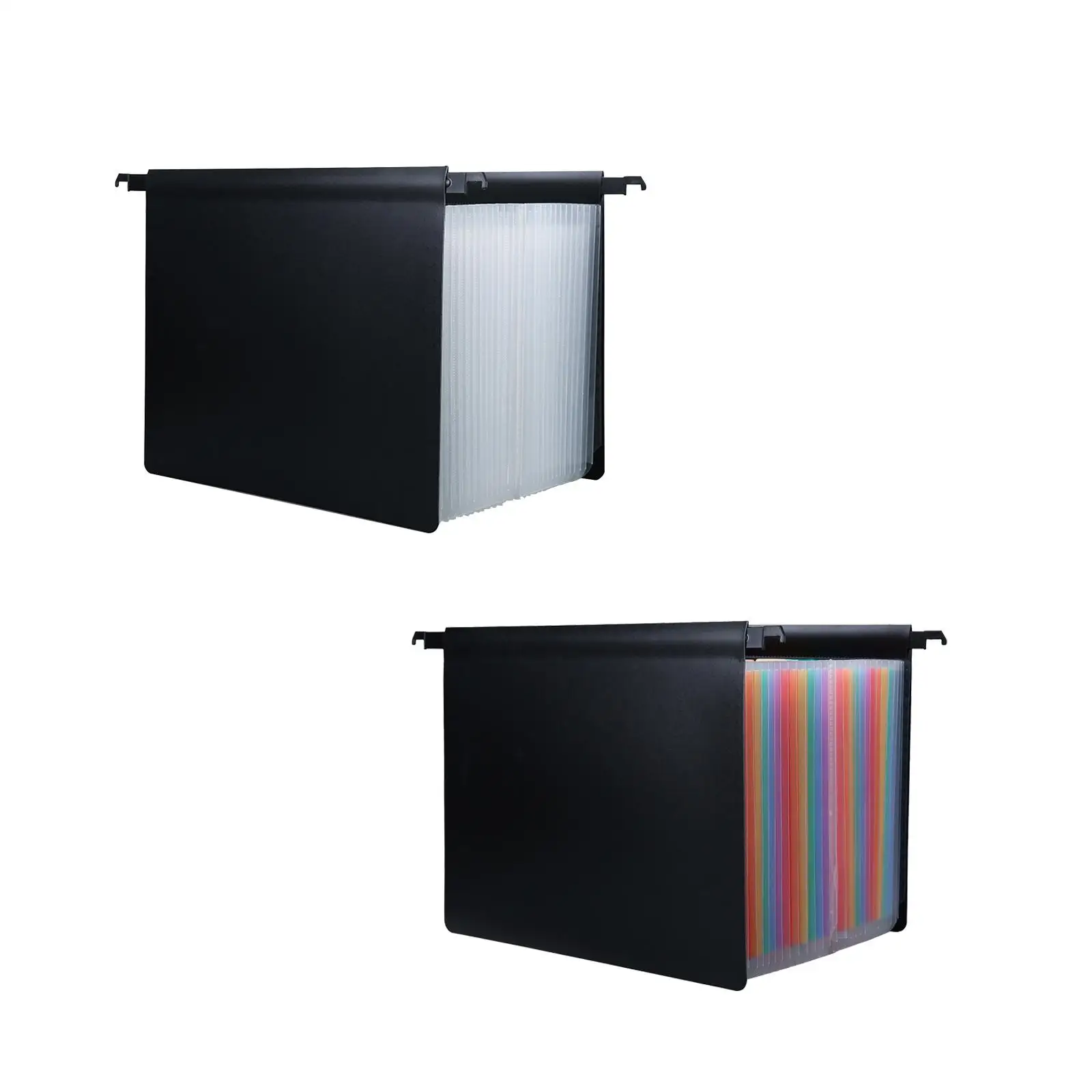 Expanding Hanging File Folder 25 Pocket A4 Letter Size with Labels Document Folder for Filing Cabinet Receipts Envelopes Papers