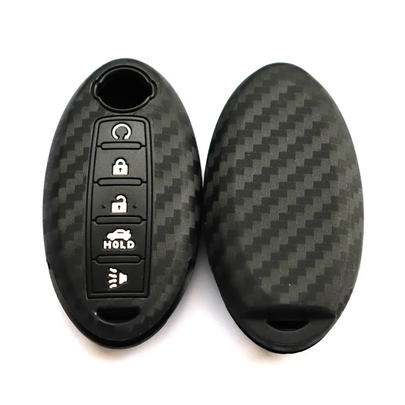 

Suitable for Nissan Bluebird Sylphy X-Trail Qashqai Bluebird Loulan Tiida Sunshine Liwei carbon pattern high-end key protection