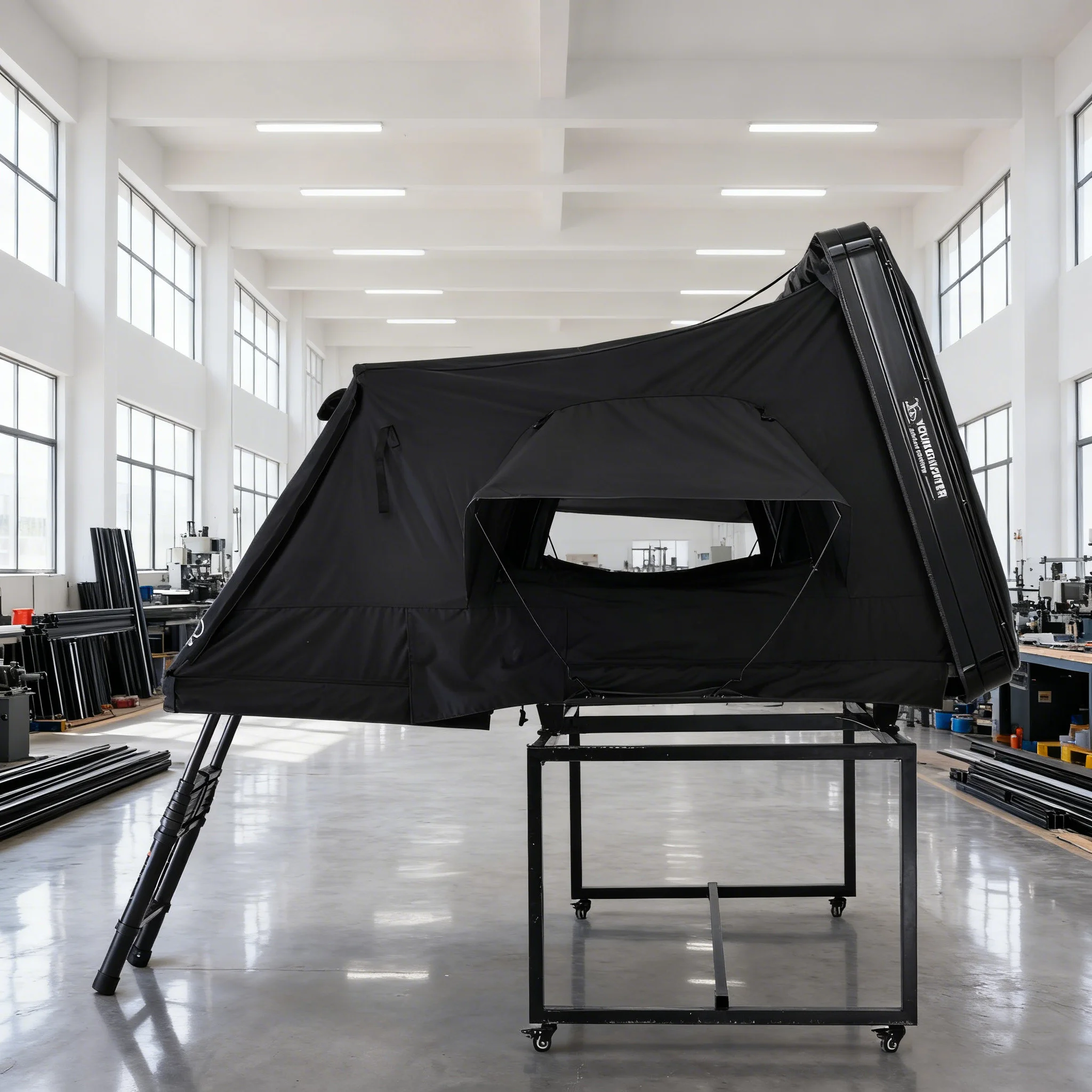 

Популярная складная маленькая палатка на крыше из АБС-пластика с телескопической лестницей