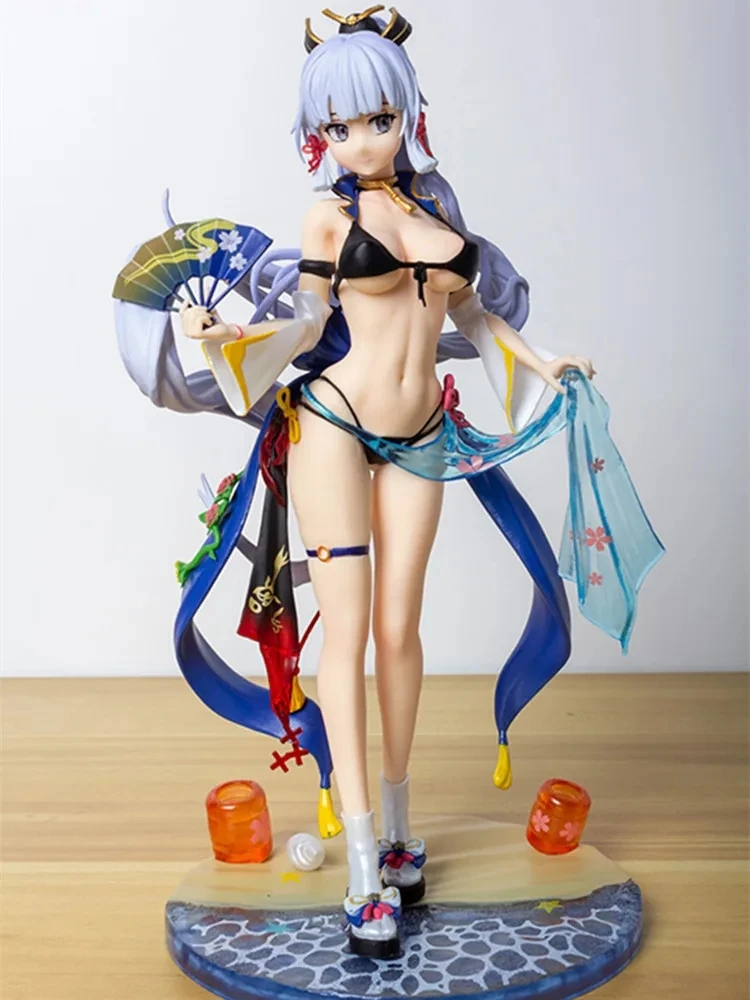 26CM Anime Genshin Impact Game Figure Kamisato Ayaka PVC Action Figure Collection Model Doll Child Kid Gifts