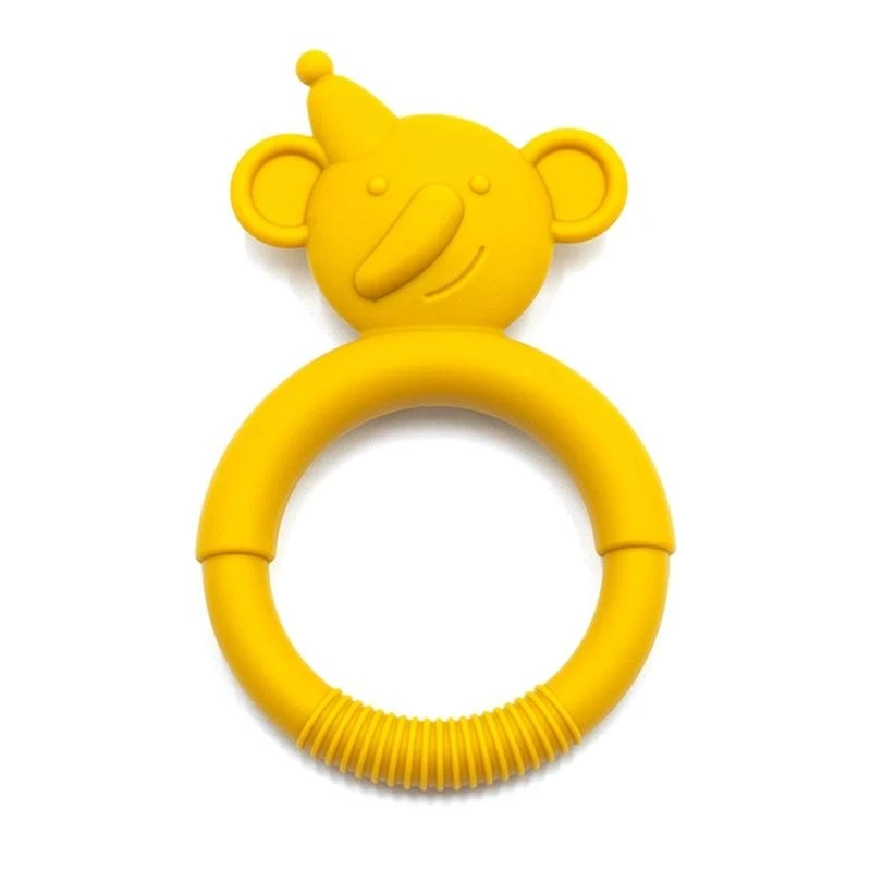 

J15U Cartoon Baby Teether Silicone Teething Chewing Toy Nursing Accessories