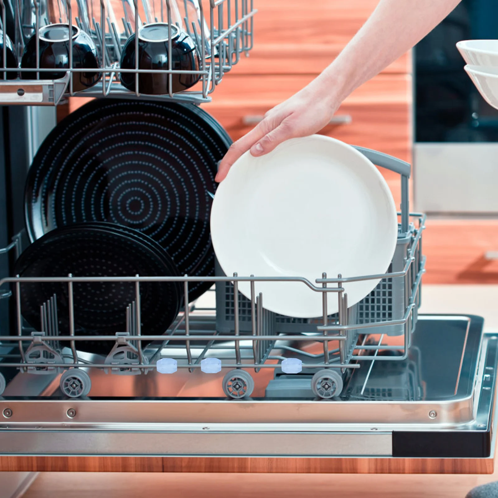 

100Pcs Replacement Sink Rubber Feet Dish Drying Rack Cushion Scratch-Resistant Protective Pad Sink Accessories