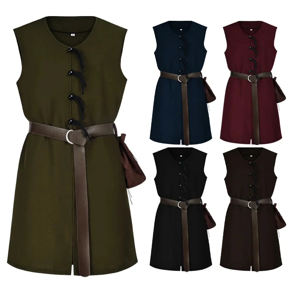 

Вечерний наряд для взрослых, древняя европейская одежда, Хэллоуин, карнавальный костюм хоббита, средневековое платье с рукавами, платье рыцаря