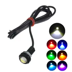 1PC 18MM Car Eagle Eye DRL Led Daytime Running Lights LED 12V Backup Reversing Parking Signal Automobiles Lamps