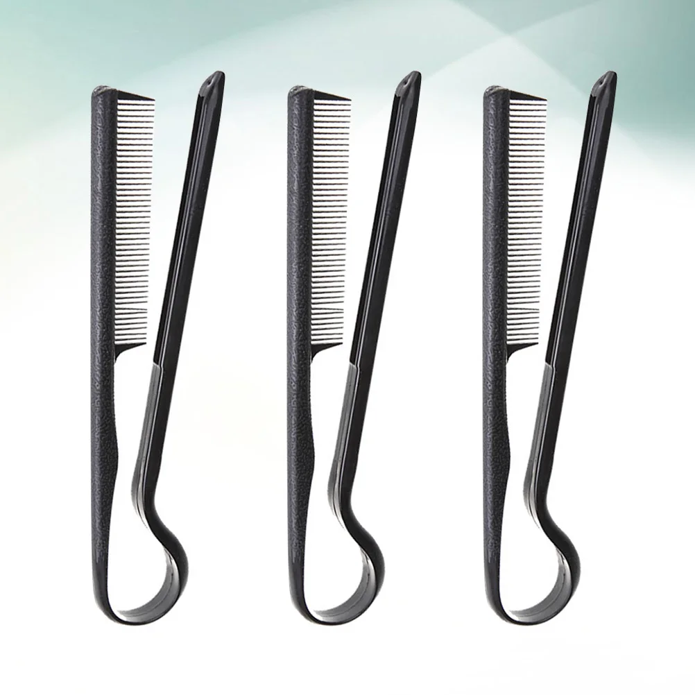 

3Pcs V-Shaped Combs Professional Hair Styling Tool Anti-Scratch Scalp Care for Daily Use Short to Medium Length Hair