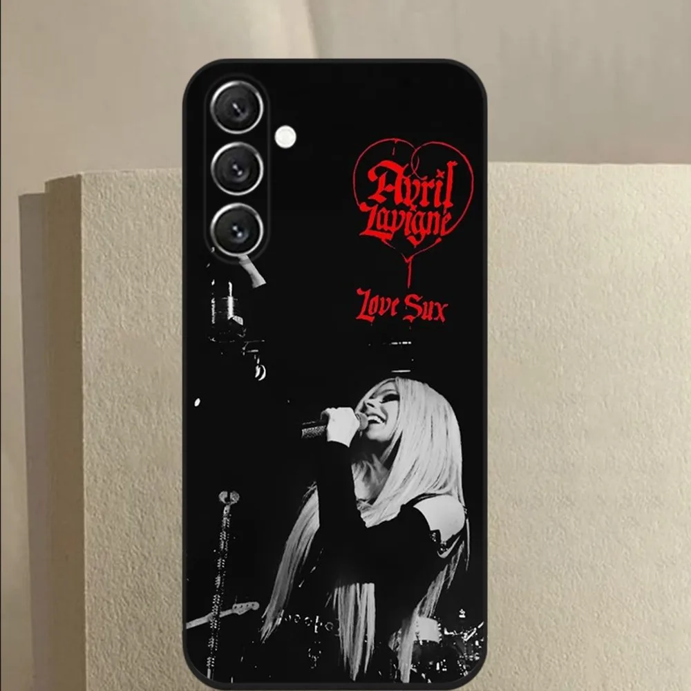 A-Avril L-Lavigne Coque   Phone Case For Samsung Galaxy A13,A21s,A22,A31,A32,A52,A53,A71,A80,A91 Soft Black Cover