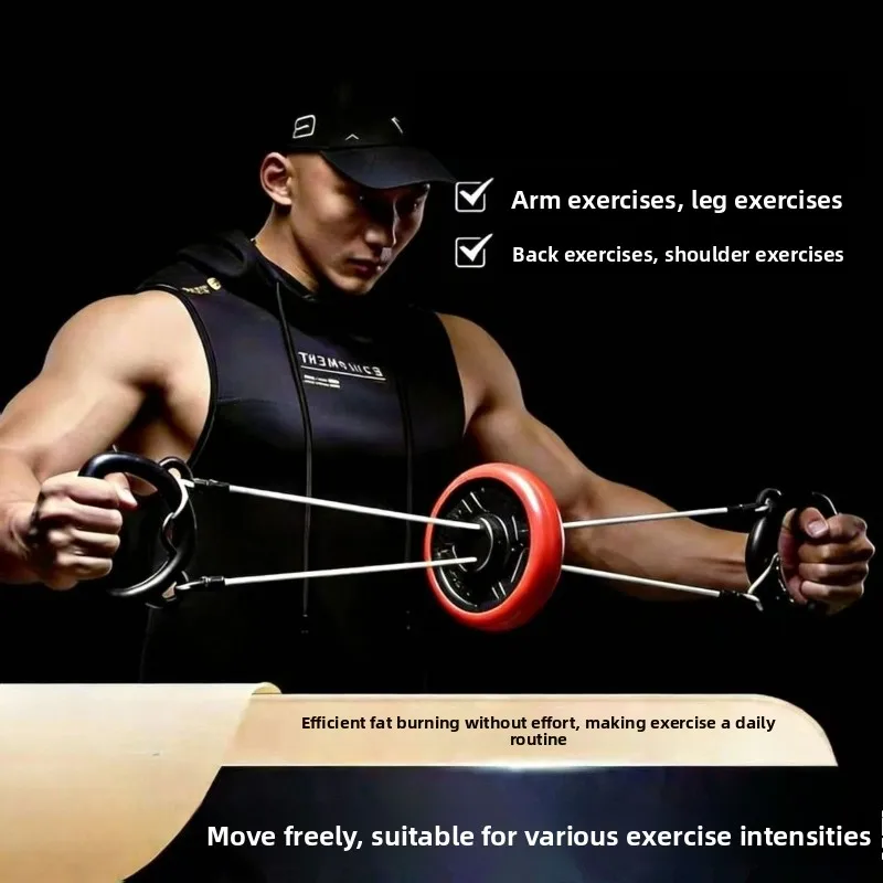 Multi Functional Exercise Home Fitness Training Puller Rotating Arm Strength Device Hand Gripper Strengths Fitness Body Building