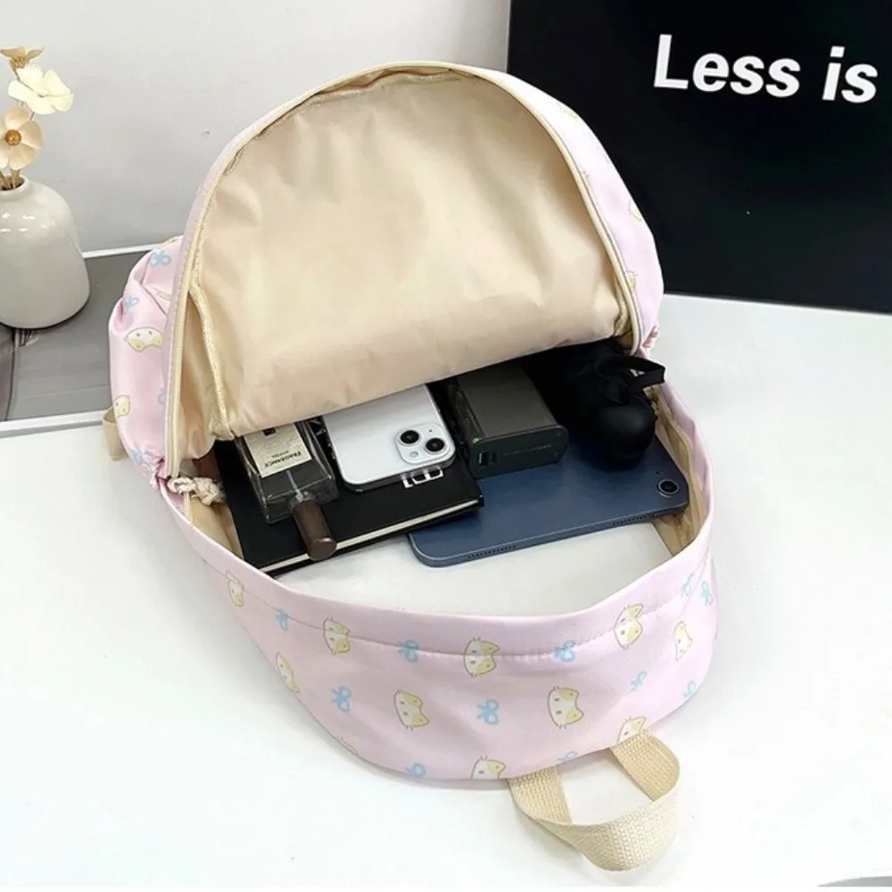 New Large Capacity Student's School Backpack Bow Lightweight Schoolbag Waterproof Book Bags School Office