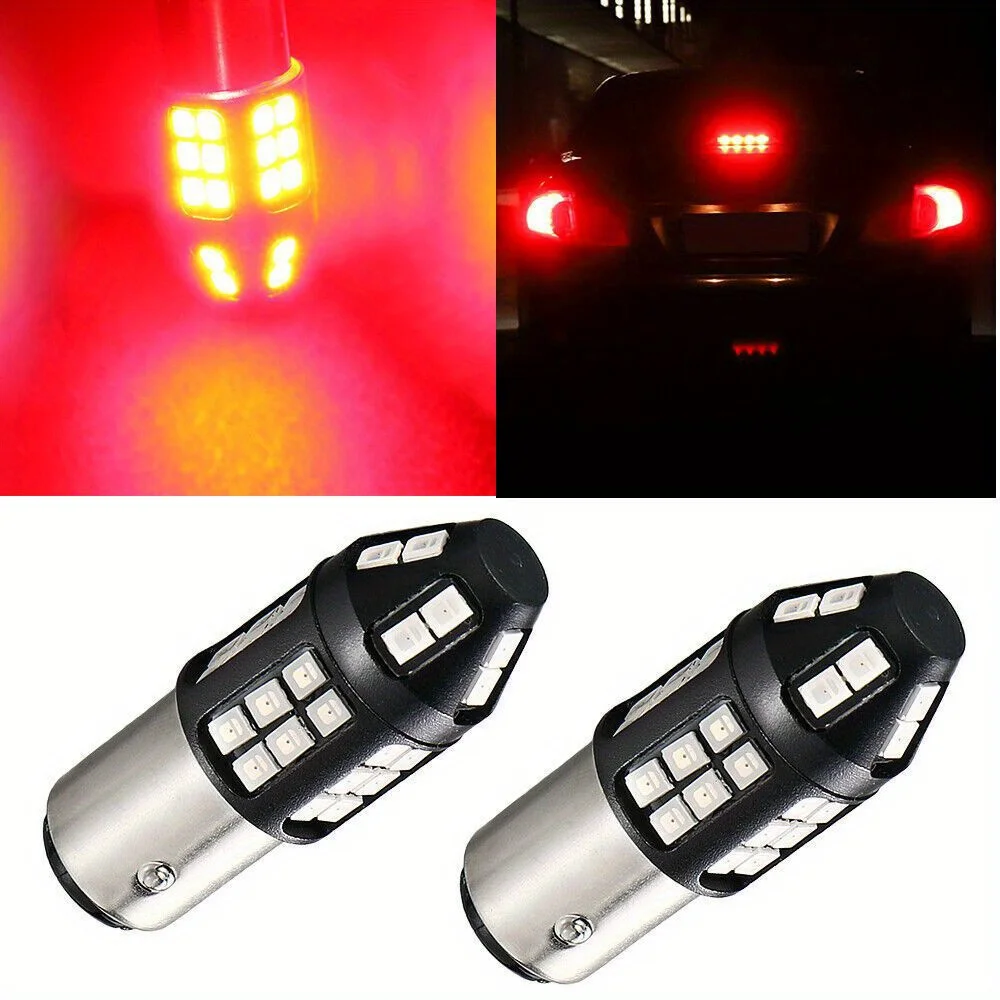 High Quality 1157 Red Led Strobe Flashing 5 Times Brake Blinking Light Warning