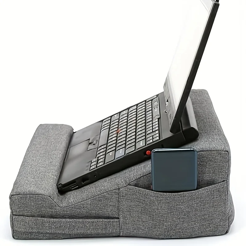 Notebook computer pad flat shield reading stand cushion use pillow