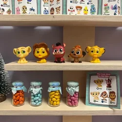 Disney Doorables Set Toys para Crianças, A Bela e a Fera, O Rei Leão, Simba, Aladdin, Moana, Figura Anime, Boneca De Olhos De Vidro, Presentes