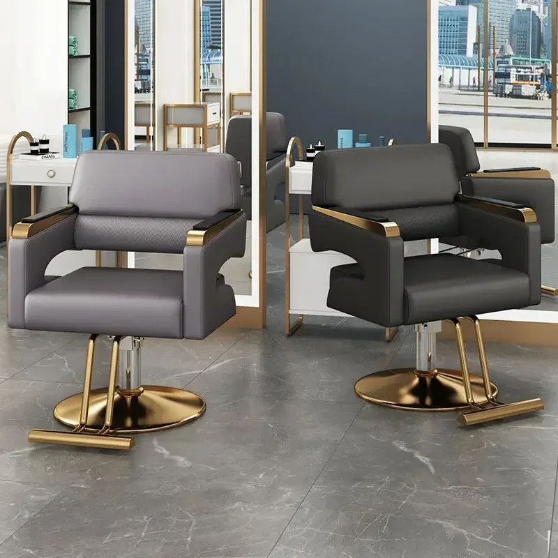 

Luxury Beauty Barber Chair Women Portable Lash Barbershop Designed Salon Chair Hairdressing Makeup Silla De Barbero Furniture