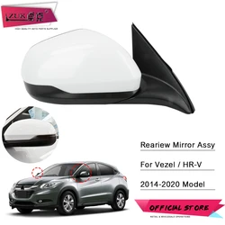 ZUK For HONDA HR-V VEZEL 2014-2020 RU1 RU5 Exterior Rearview Door Mirror Assy 3-PINS 5-PINS Without Lamp