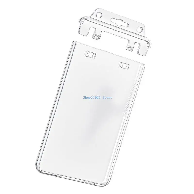 

Держатели значков идентификатора L4MA Clear Clear Badge Holders Holders Card Card Card Case Card