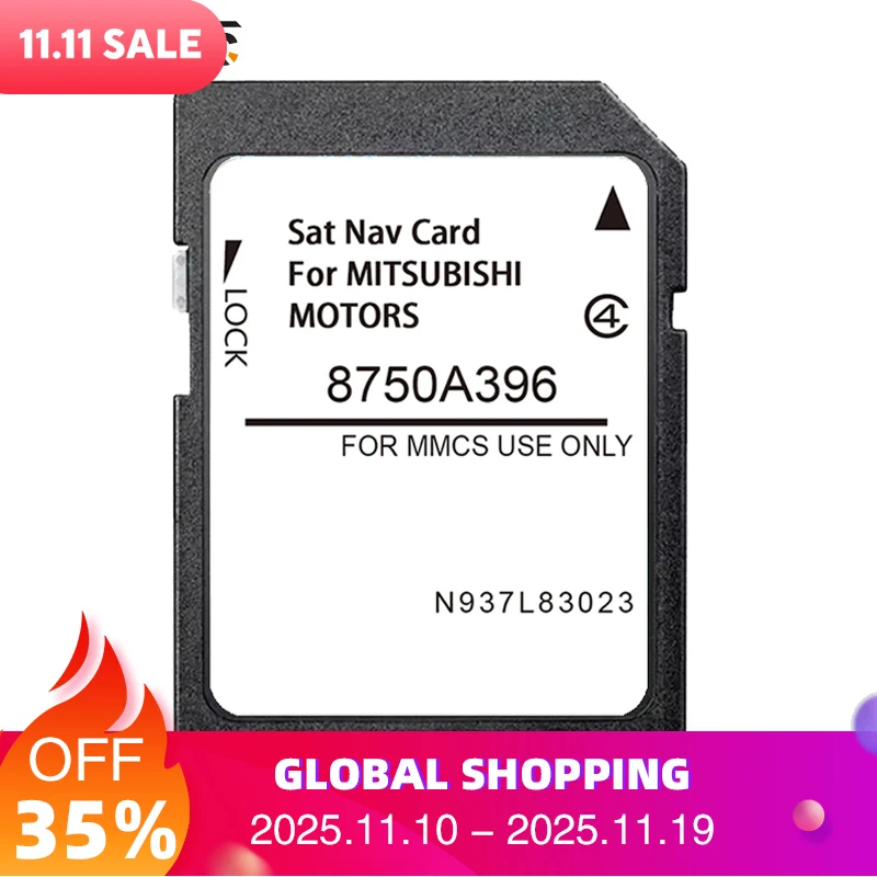 

SD Navi kit Europe UK for Mitsubishi Outlander Pajero ASX Lancer Navigation 16GB Sat Nav 8750A396