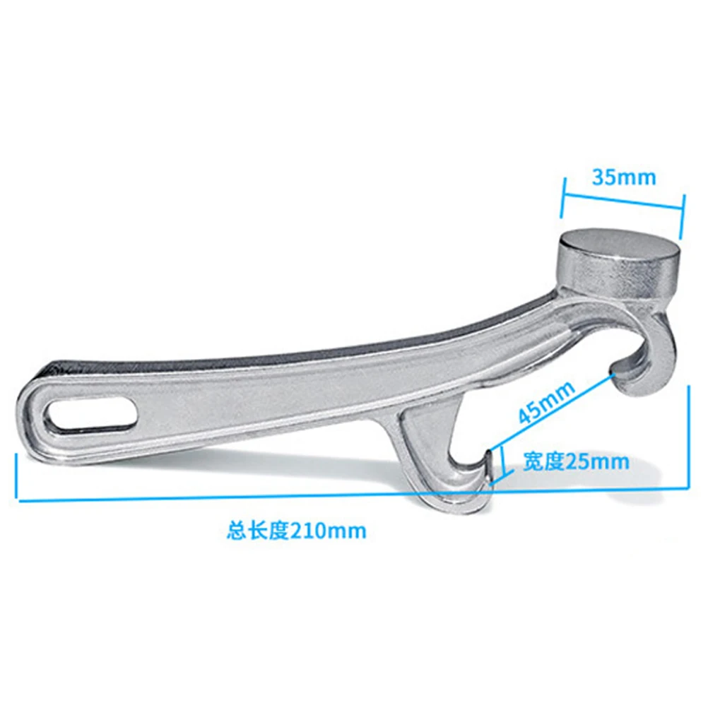 알루미늄 양동이 오프너 양동이 오프너 실버 버킷 뚜껑 렌치 금속 캔 오프너, 뚜껑 제거 도구 가정용 산업용