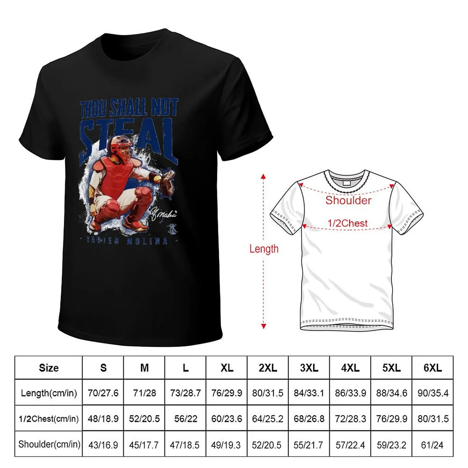 Yadier molina thou shall not steal apparel T-Shirt t shirt man luxury T-Shirt