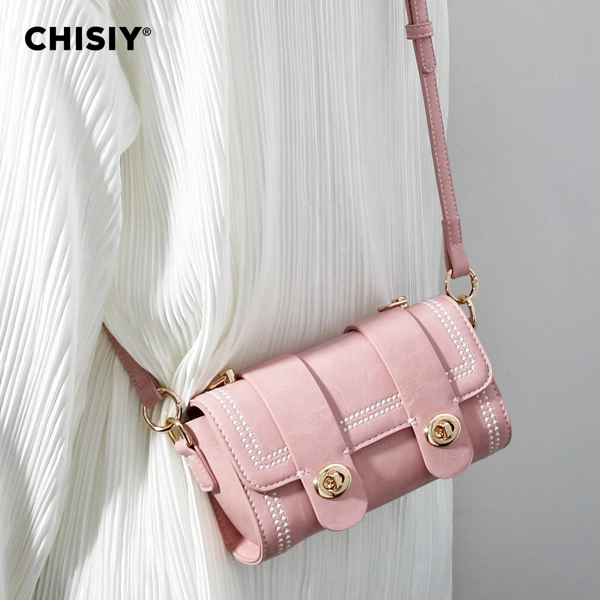 CHISIY Original handmade donut series, girlish, student dating, simple commuting, crossbody handbag, Valentine\'s Day gift