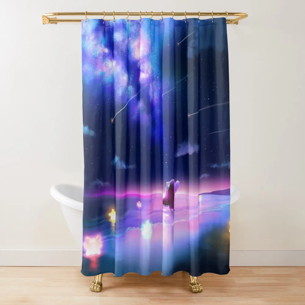 

Shooting Star Shower Curtain Waterproof Shower Modern Accessory Bathrooms Bathroom For Shower Curtain