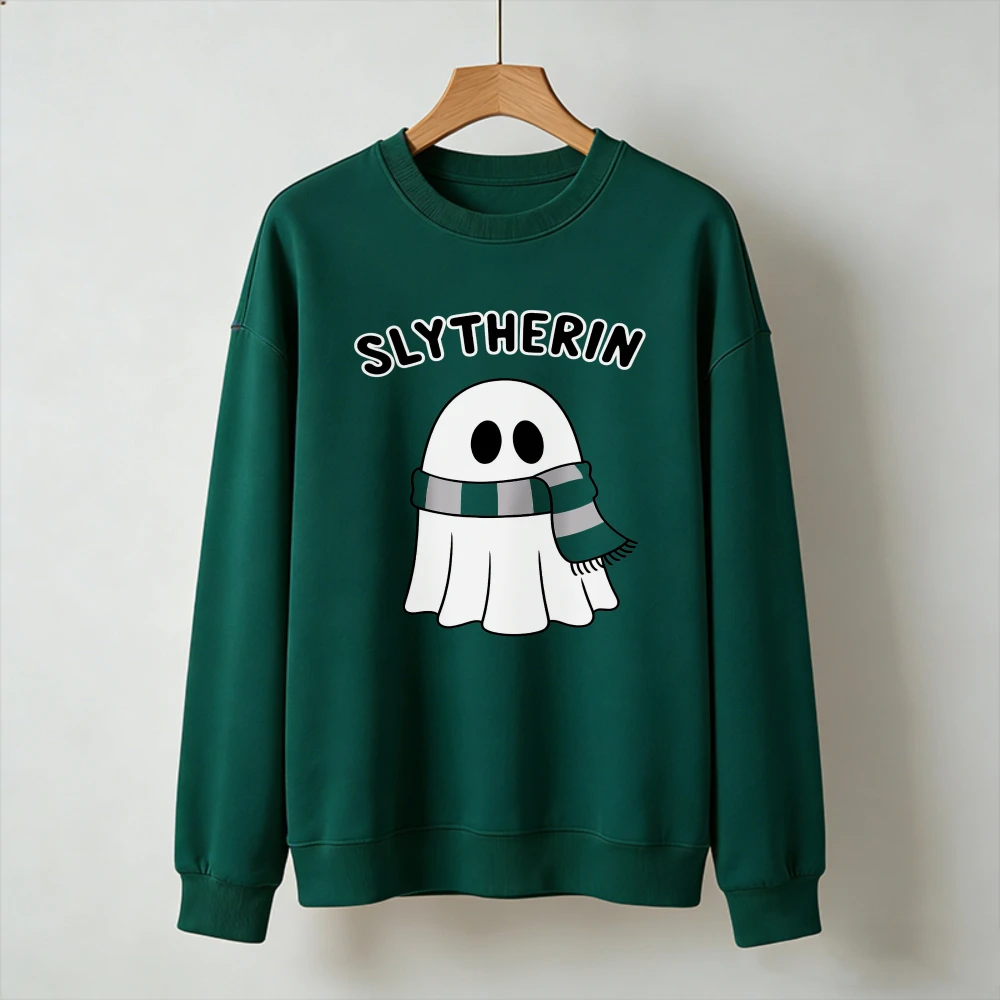 Funny-Hoodie-Men-Women-Cute-Ghost-Wizard-House-Magic-School-Scarf-Sweatshirt-Green-Halloween-Bookish-Cozy-Vintage-Anime-Hoodies
