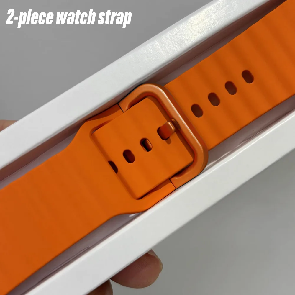 2 قطعة الفرقة الأصلية لساعة سامسونج جالاكسي 7 6 5 4 44 مللي متر 40 مللي متر/FE/Pro/الكلاسيكية سيليكون الرياضة حزام سوار كوريا غالاكسي 7 حزام