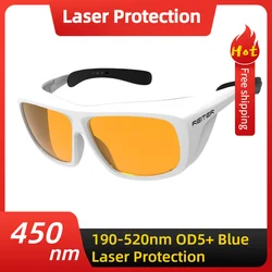 Gafas de seguridad con marcado de radiación láser UV, protección de 450nm, grabado en madera, filtro de luz azul, antirreflejos