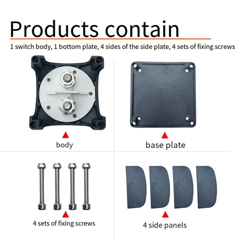 

A64K 12-48V Current Anti-Leakage Switch Car Modification Battery Disconnect Switch Fit For Yachts Caravans